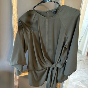 Green Top Shop Dressy Top